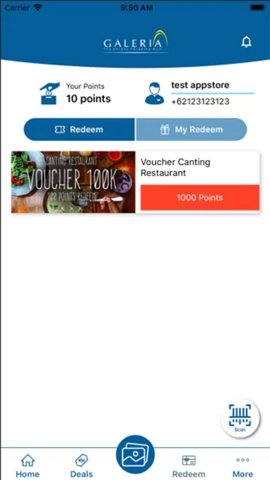 Capturas de pantalla de GeMA - Galeria Mall Mobile App