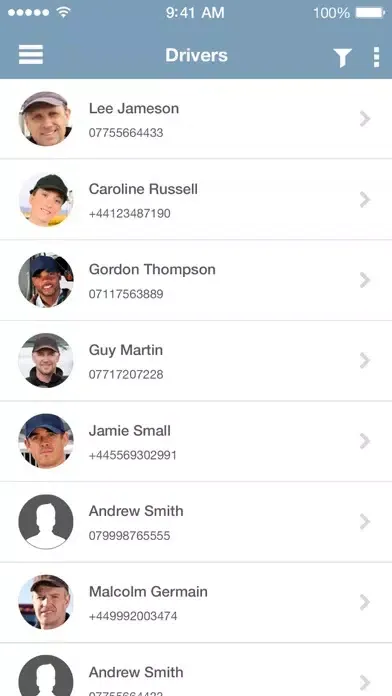 Screenshot di Causeway Telematics