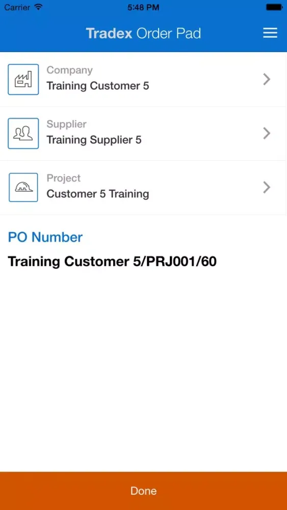 تصاویر Tradex - OrderPad