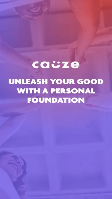 Cauze: Charitable Giving 스크린샷