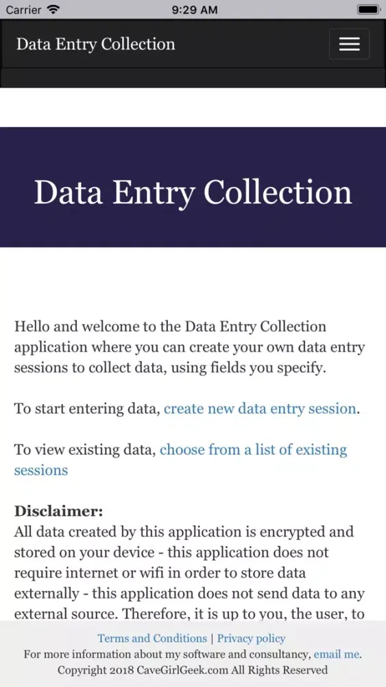 Mobile Data Entry স্ক্রিনশট