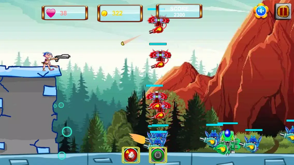 تصاویر Caveman VS Aliens Robots