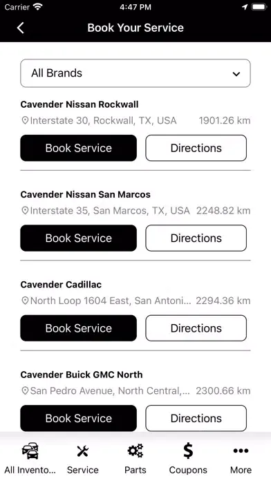 Cavender Auto Group Screenshots