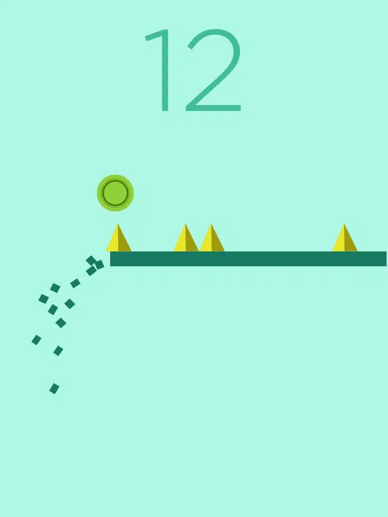 Tangkapan skrin Tap Tap Bounce iPad 