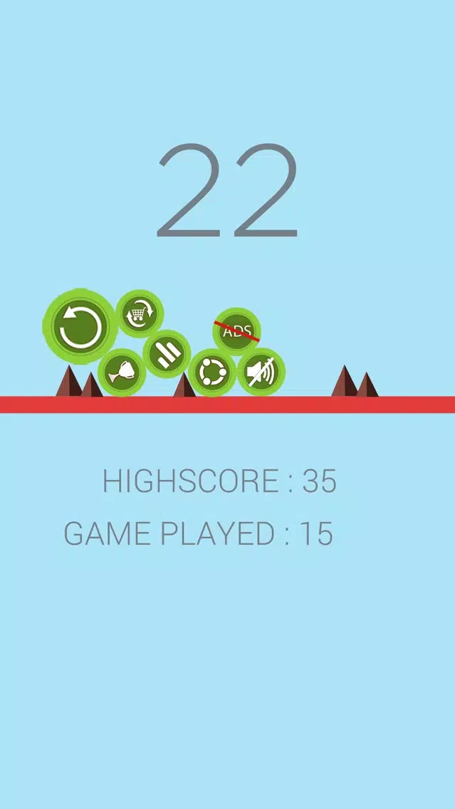Tangkapan skrin Tap Tap Bounce