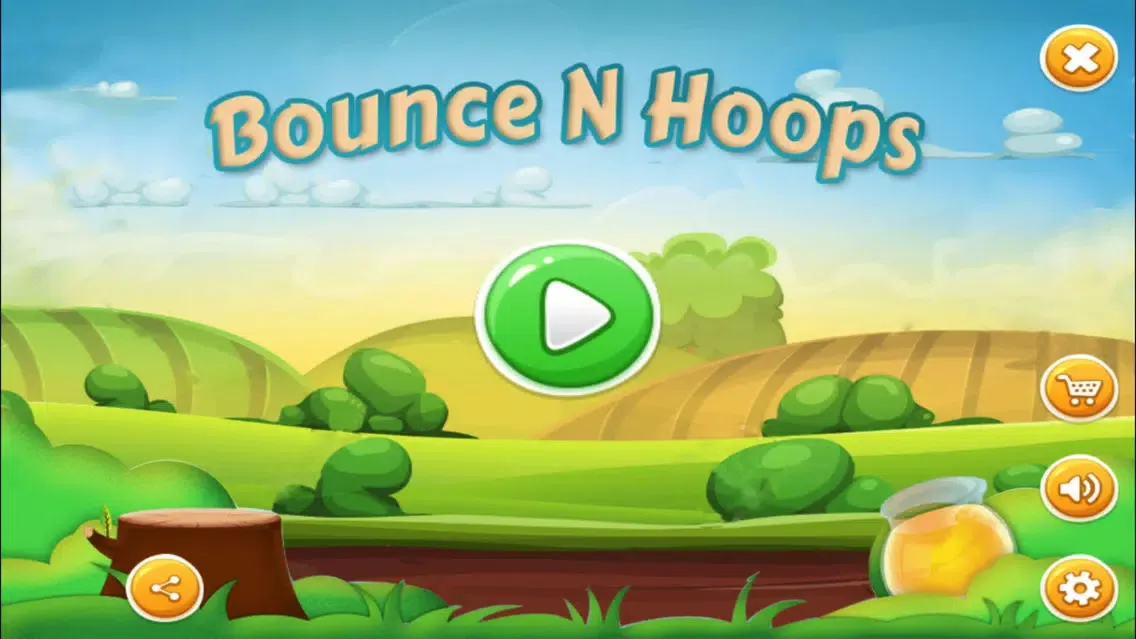Capturas de tela do Bounce N Hoops