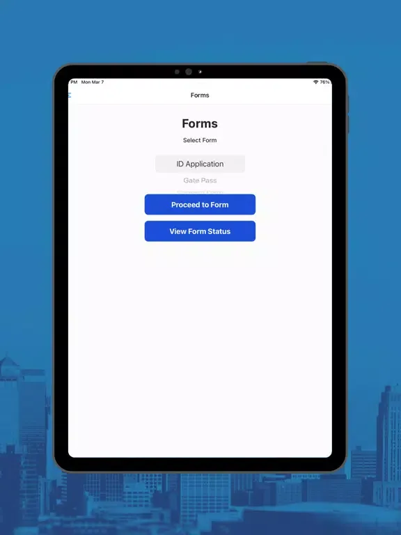 E-PrOS iPad  Screenshots