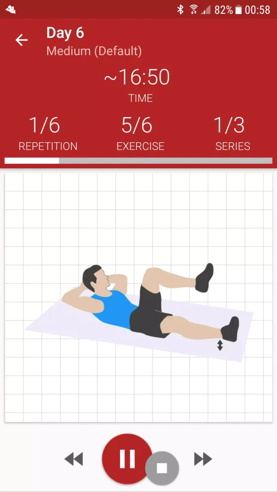 Capturas de pantalla de Abs workout A6W - flat belly