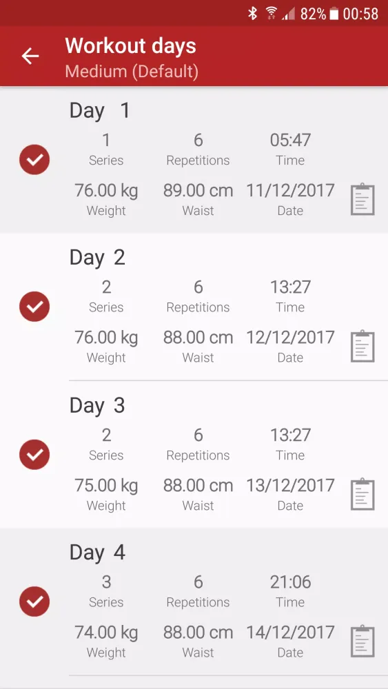 Capturas de pantalla de Abs workout A6W - flat belly