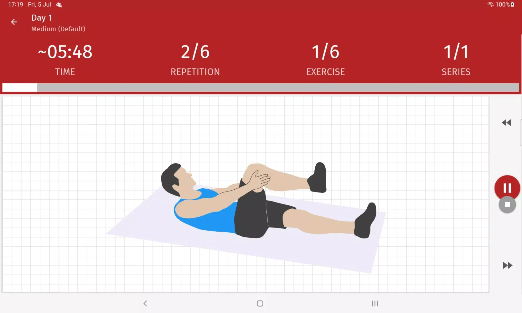 Capturas de pantalla de Abs workout A6W - flat belly