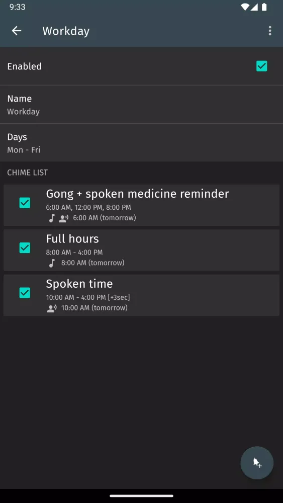 تصاویر Hourly chime