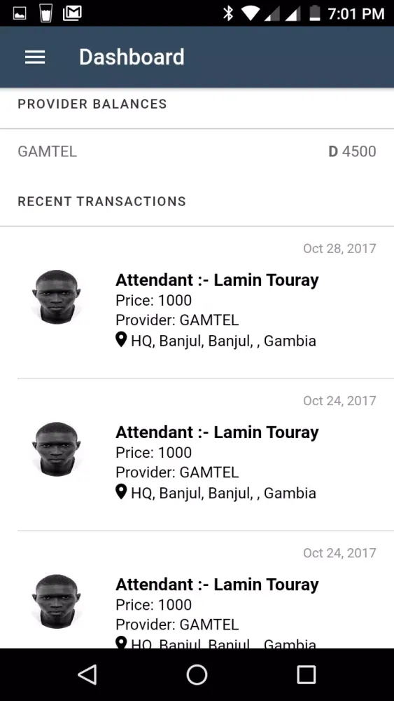 Cayor Fuel eVoucher Screenshots