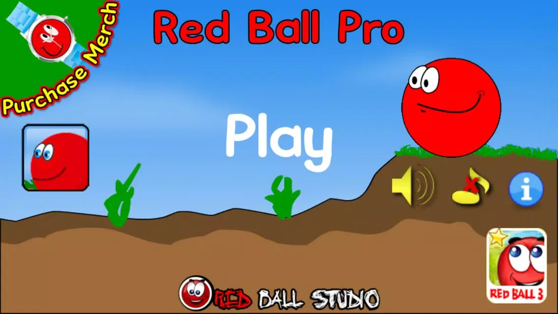 Ảnh chụp màn hình của Red Ball Pro