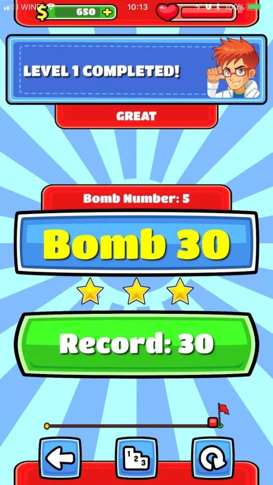 Bomb - Numbers game स्क्रीनशॉट