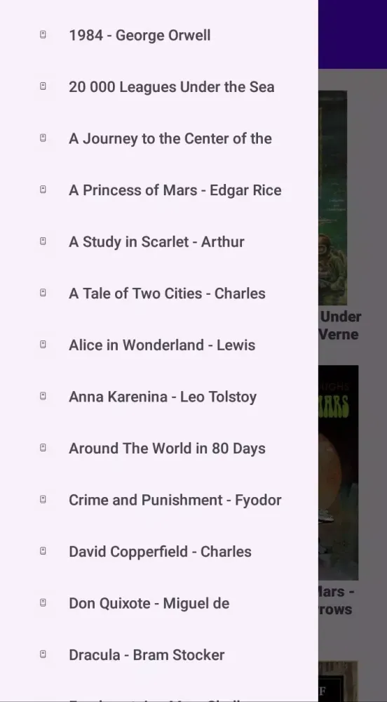 Capturas de pantalla de Readmate: 60+ Classic Books