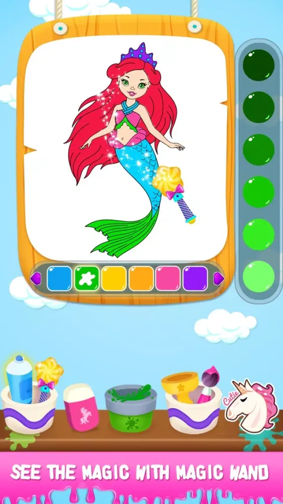 Princess Color Book Puzzle स्क्रीनशॉट