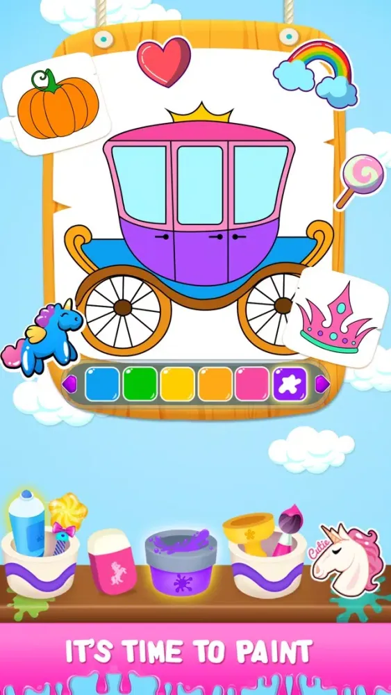 Princess Color Book Puzzle स्क्रीनशॉट