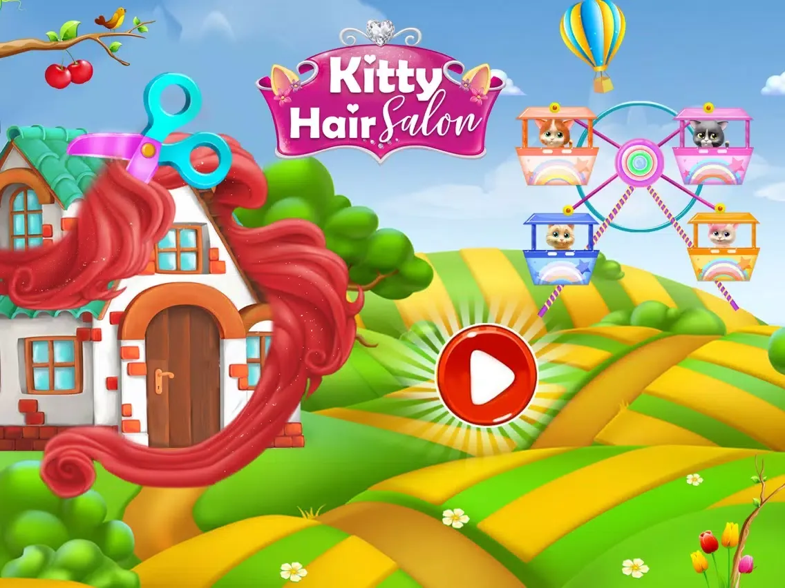 Zrzuty ekranu Kitty Hair Salon Makeover iPad 