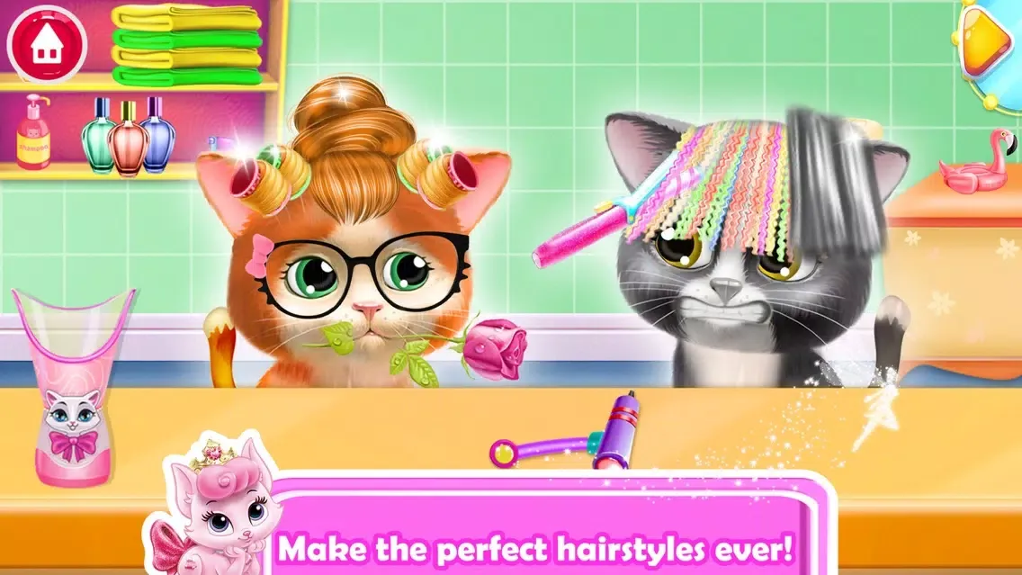 Zrzuty ekranu Kitty Hair Salon Makeover