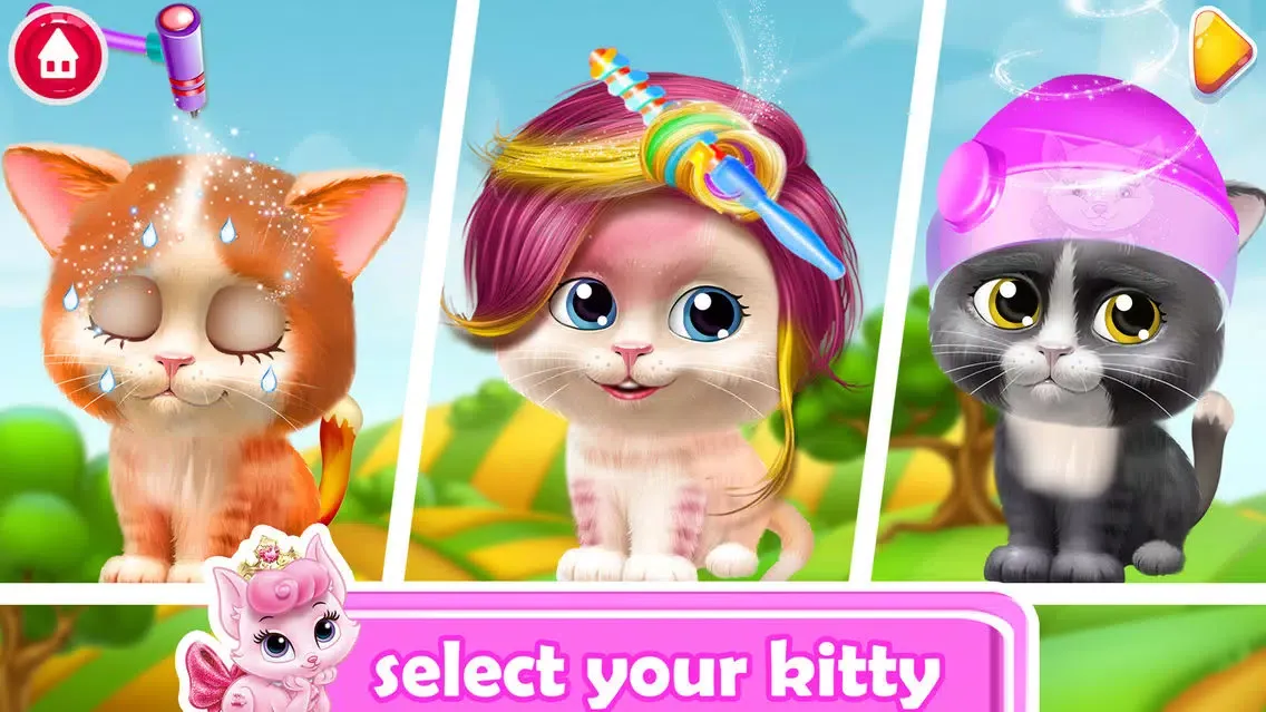 Zrzuty ekranu Kitty Hair Salon Makeover