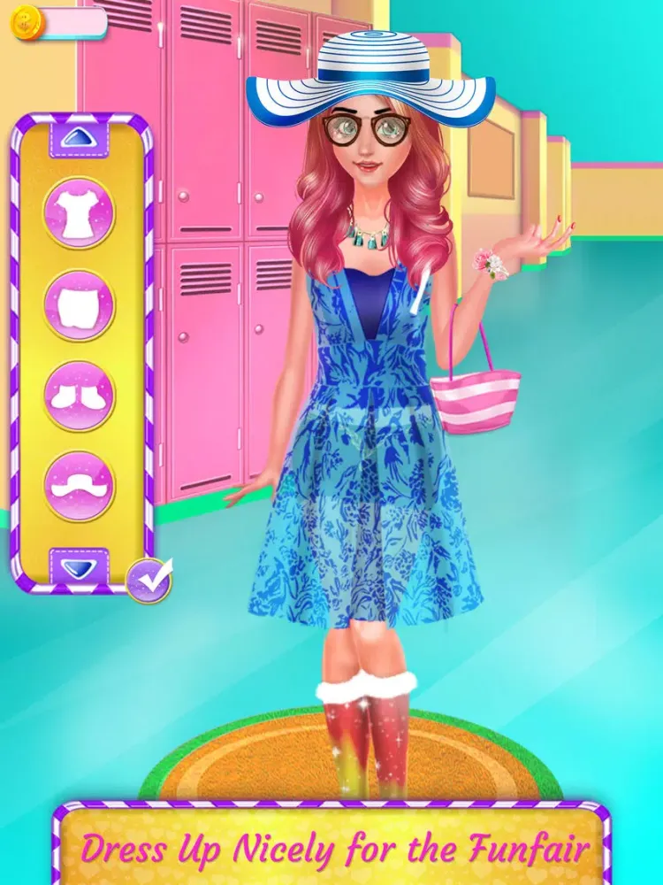 Capturas de pantalla de Highschool Crush Love Dressup iPad 