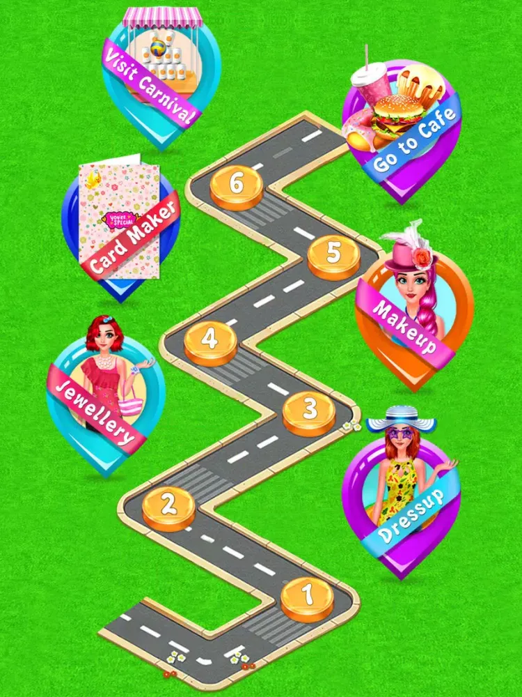 Capturas de pantalla de Highschool Crush Love Dressup iPad 