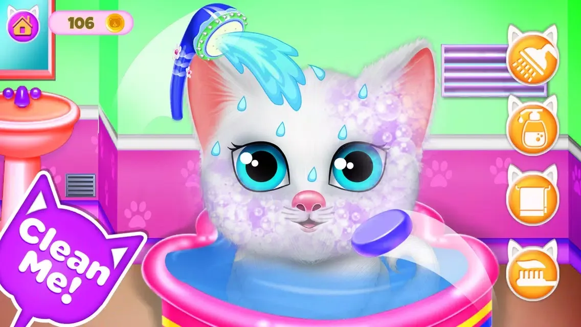 Capturas de tela do Cute Kitty Care Pet Daycare