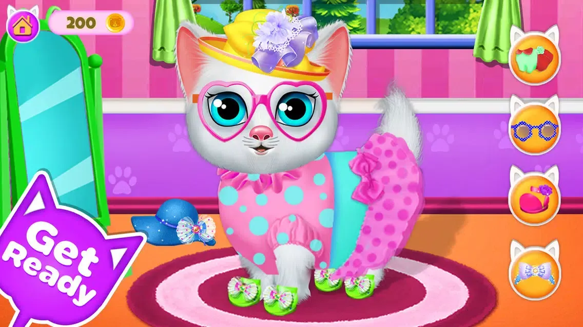 Capturas de tela do Cute Kitty Care Pet Daycare