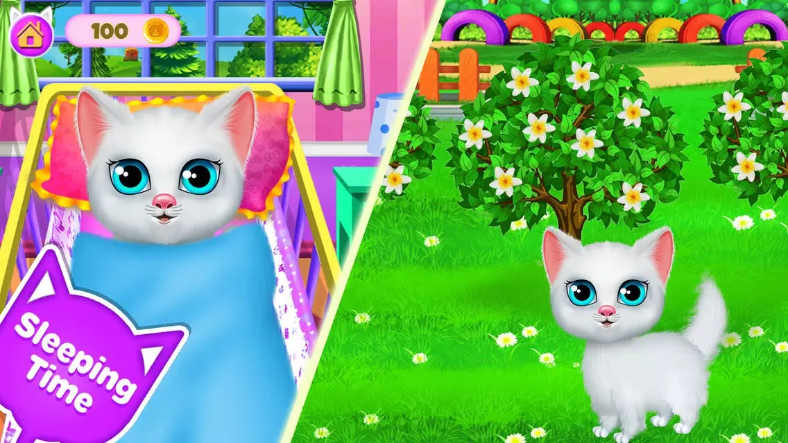 Capturas de tela do Cute Kitty Care Pet Daycare