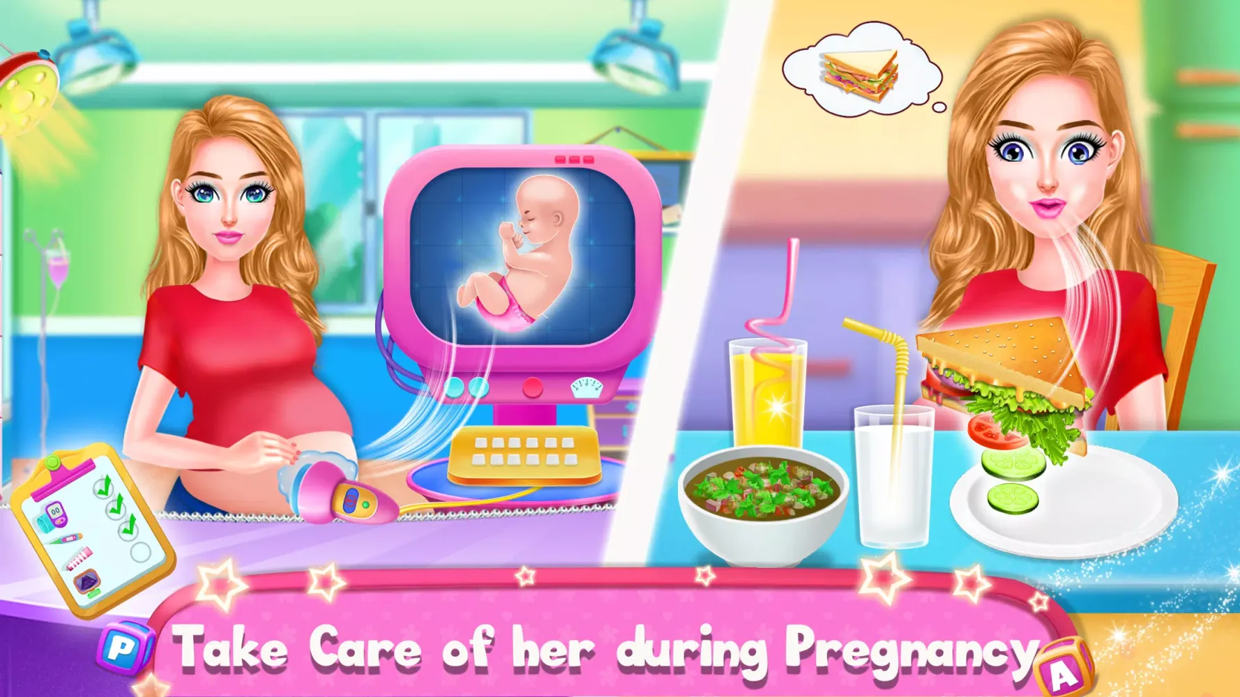 Screenshot di Pregnant Mommy Care Baby Games