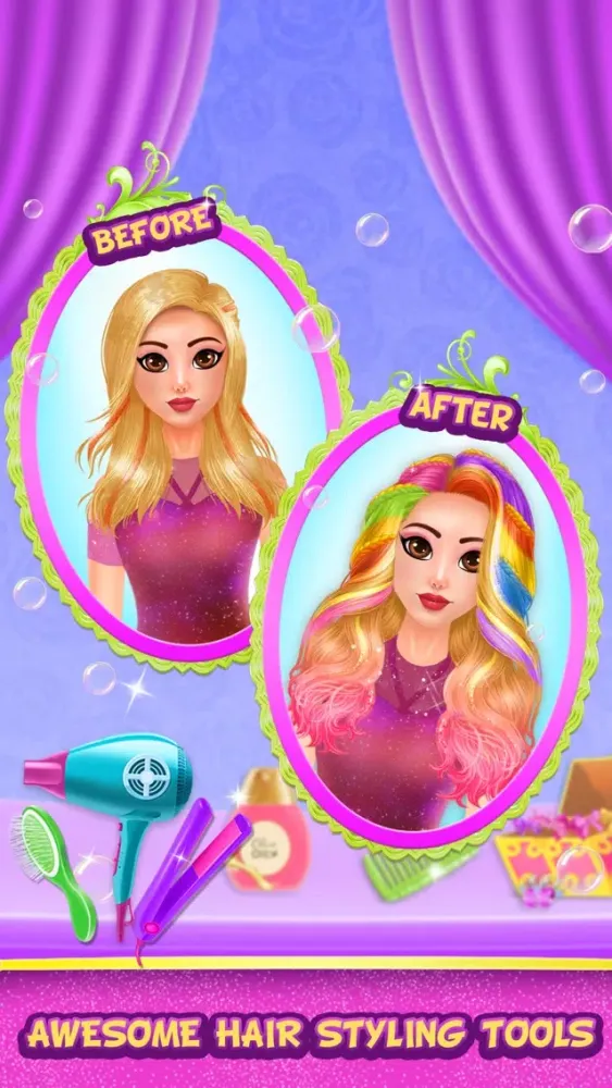 Capturas de pantalla de Braided Hair Stylist Makeover