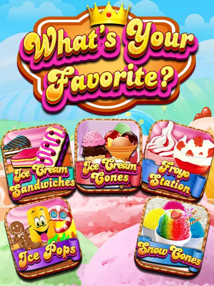 Скриншоты “ A+ My New Sundae Maker Free – Endless Ice Cream Cone Creator Learning Games iPad 