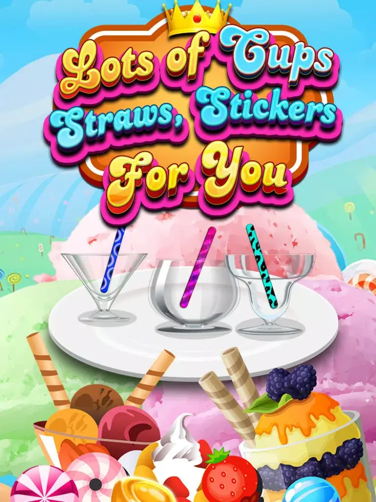 Скриншоты “ A+ My New Sundae Maker Free – Endless Ice Cream Cone Creator Learning Games iPad 