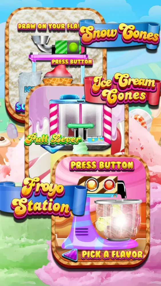 Скриншоты “ A+ My New Sundae Maker Free – Endless Ice Cream Cone Creator Learning Games