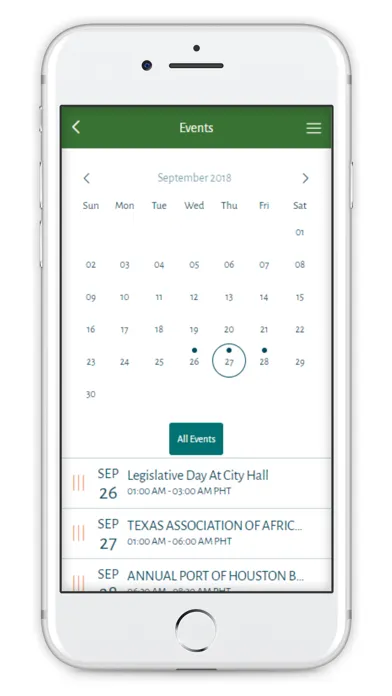 Tangkapan skrin GHBC Mobile App