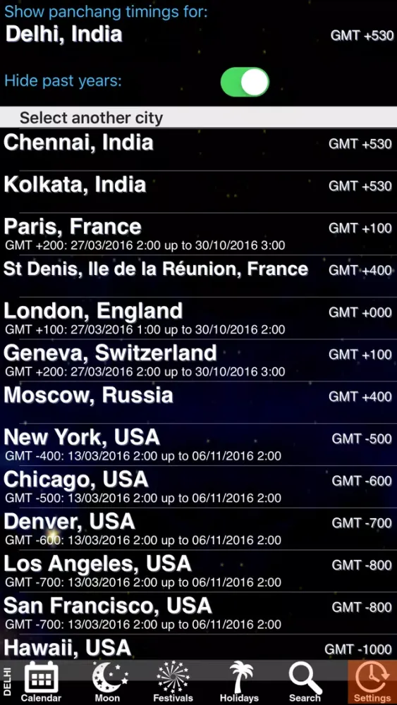 India Panchang Calendar 2016 Screenshots