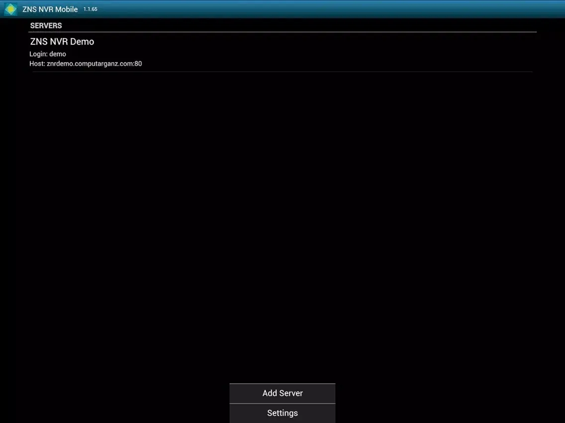 Скриншоты ZNS NVR Mobile iPad 