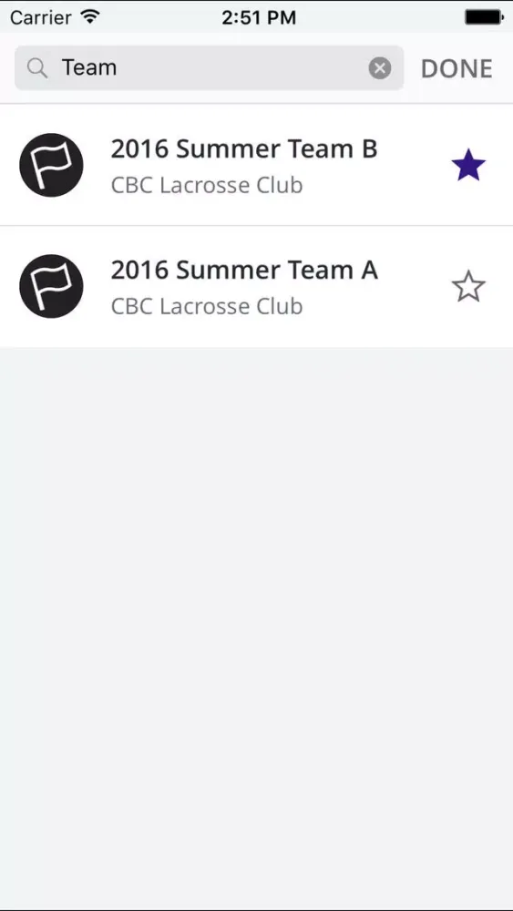 CBC Lacrosse Club سکرین شاٹس