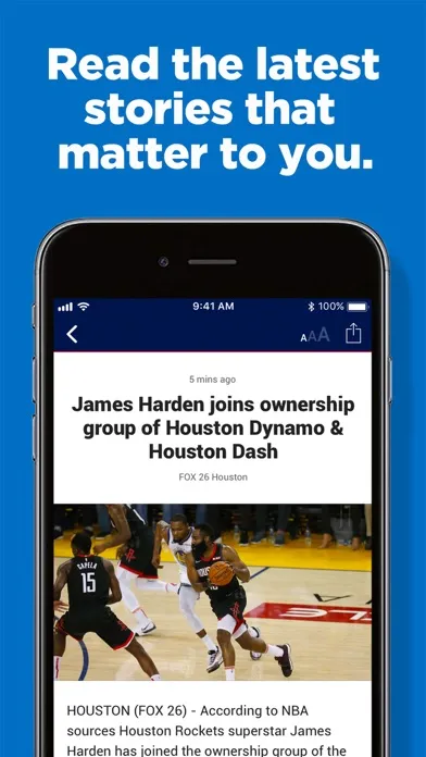 Ảnh chụp màn hình của FOX 26 Houston: News & Alerts