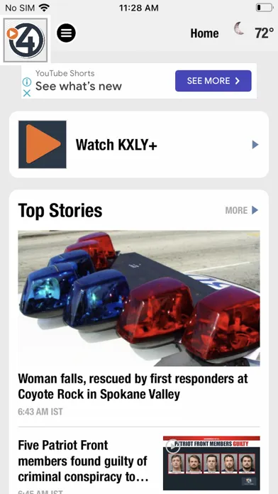Tangkapan layar KXLY 4 News Now