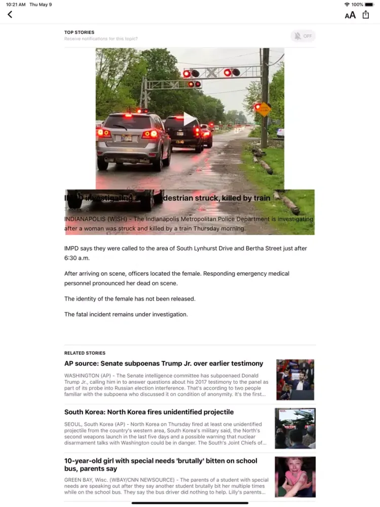 WISH-TV - Indianapolis News iPad  سکرین شاٹس