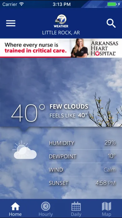 KATV Channel 7 Weather Screenshots
