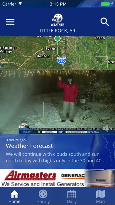 KATV Channel 7 Weather Screenshots