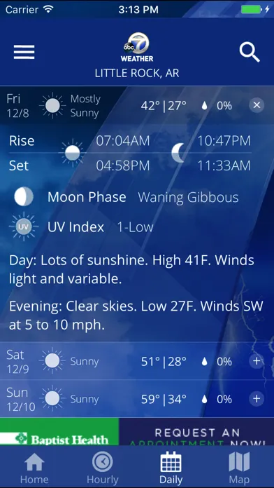 KATV Channel 7 Weather Screenshots