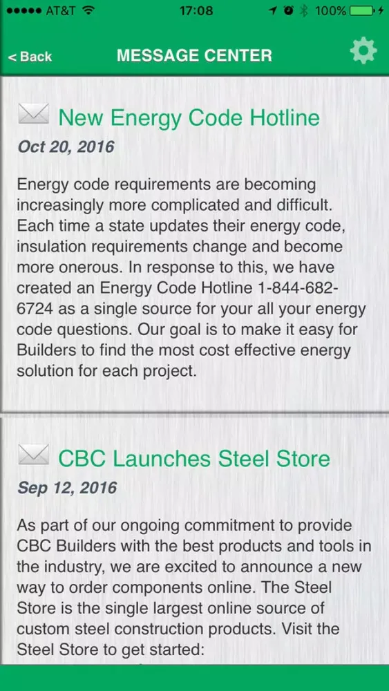 CBC Steel Buildings Toolbox سکرین شاٹس