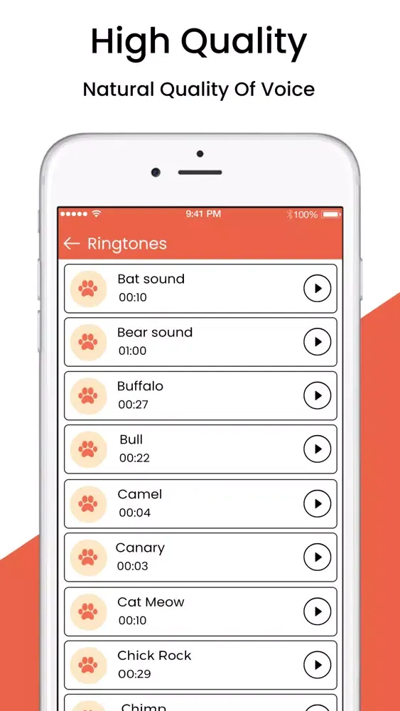 Animal Sound Ringtones স্ক্রিনশট
