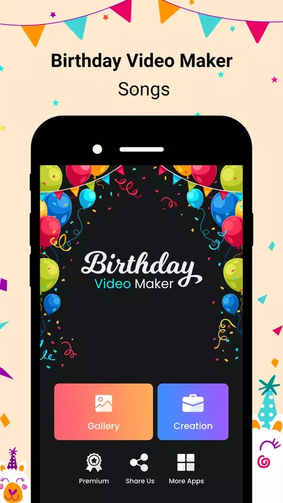 Birthday Movies Maker Song應用截圖