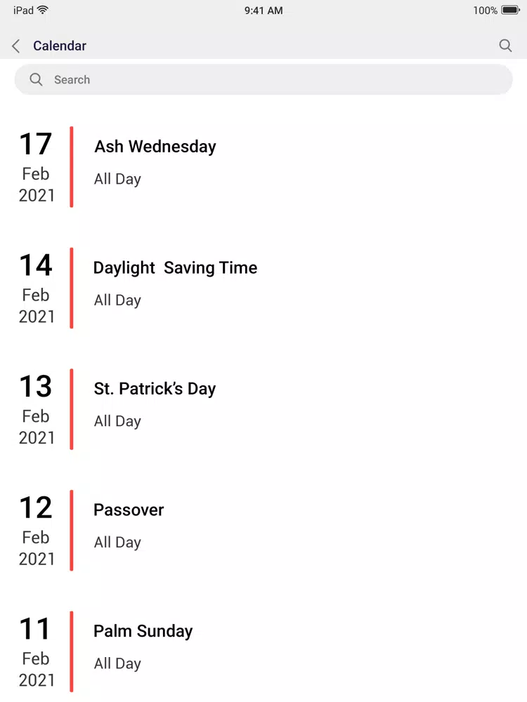 Capturas de pantalla de Calendar 2021 - Tasks, Agenda iPad 