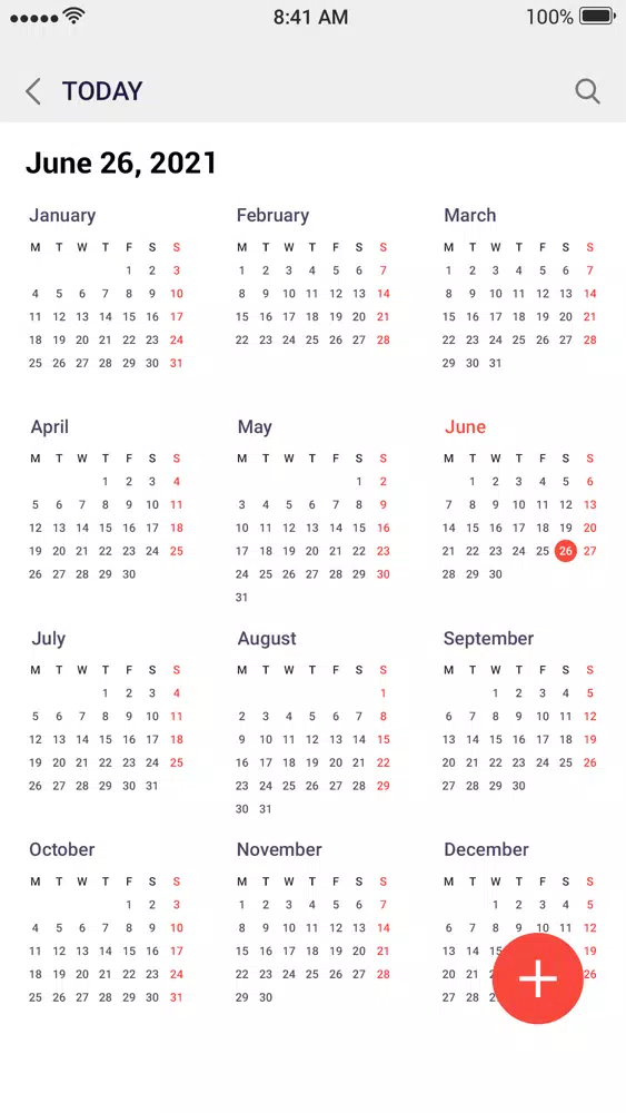Capturas de pantalla de Calendar 2021 - Tasks, Agenda