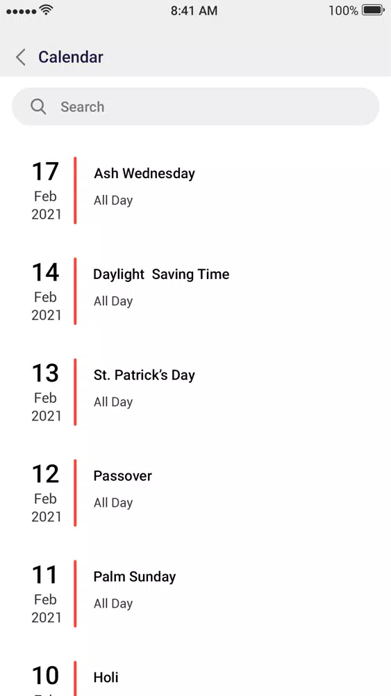 Capturas de pantalla de Calendar 2021 - Tasks, Agenda